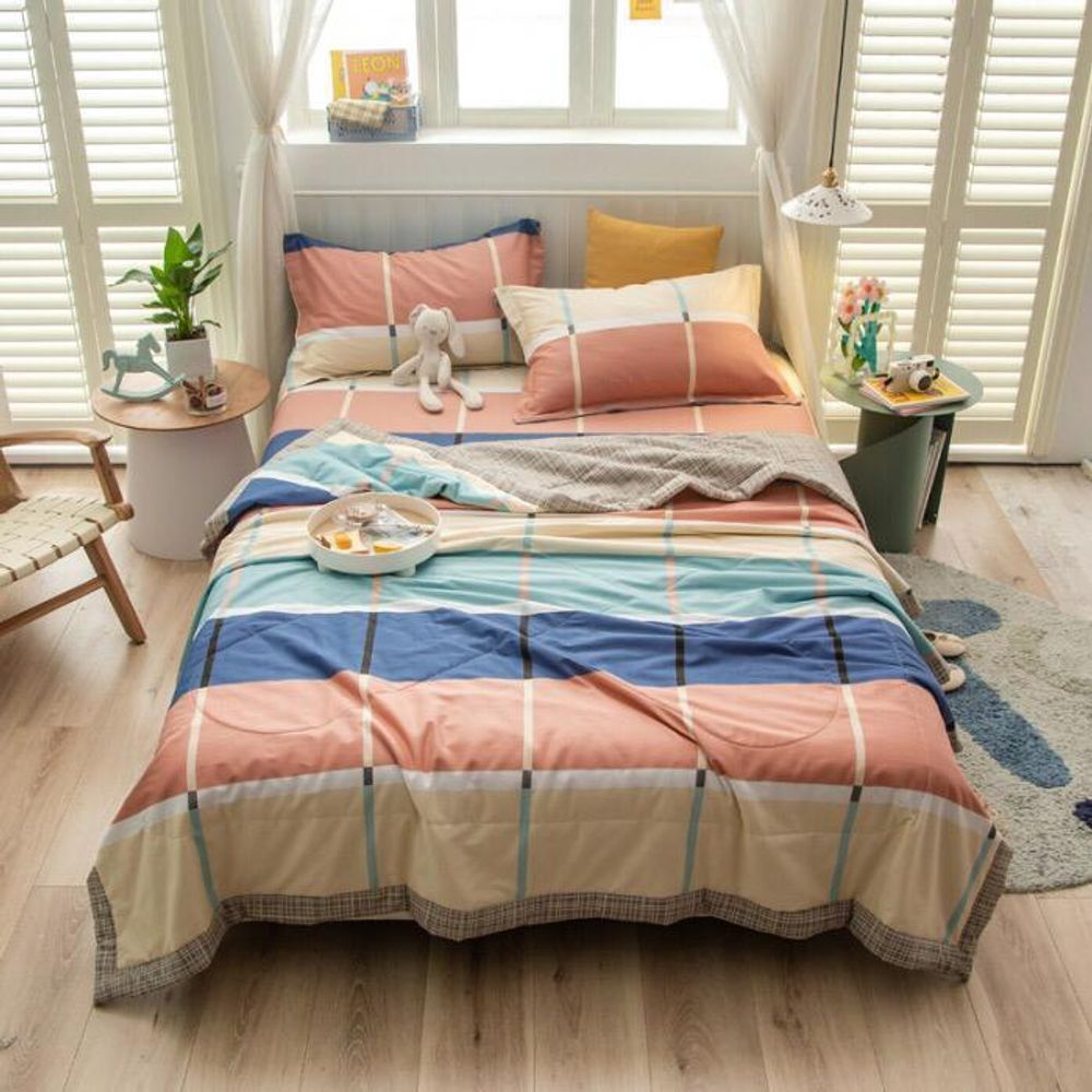 ZEPHYR HOME КПБ Двуспалка Евро (с одеялом) Мультиколор