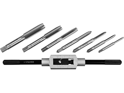 STAYER MaXCut, 8 предметов, инструментальная сталь, набор метчиков (28016-H8)