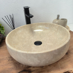 Раковина из мрамора Donut Cream DM-62511 45*45*13 0119