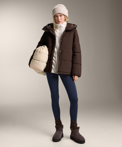 Oysho Утепленная куртка FELLEX® AEROGEL с регулируемой талией, экрю