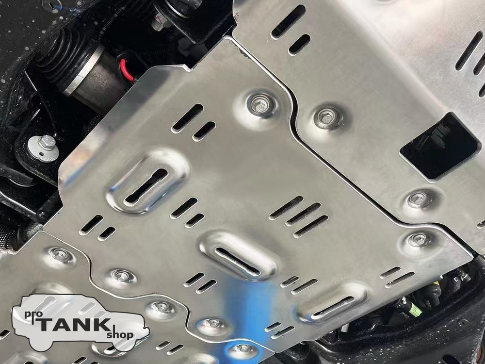 GWM POER Защита днища алюминиевая 8мм (Дизельная версия)