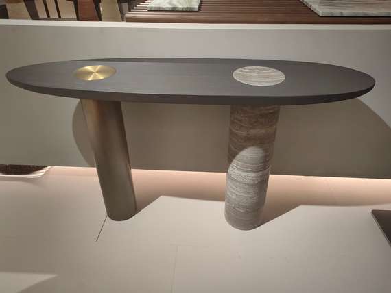 Консоль Enn 140х78 см, металл, мрамор