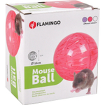 Шар прогулочный Flamingo для грызунов, 12 см, цвет в ассортименте, пластик