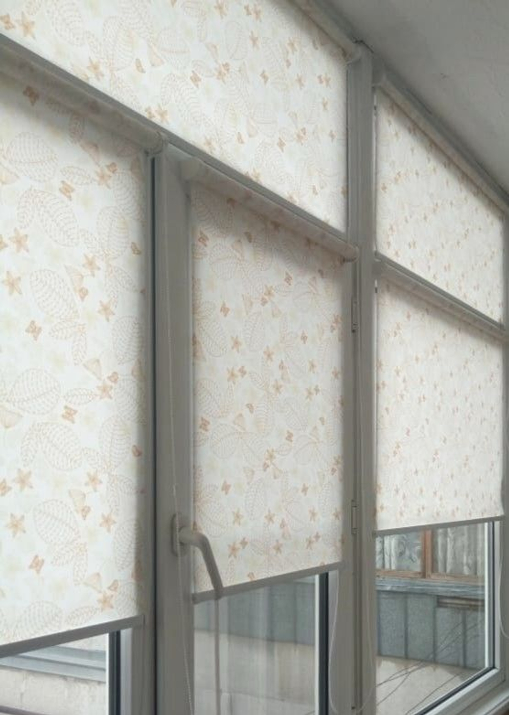 Рулонные шторы "Адажио цвет зеленый"