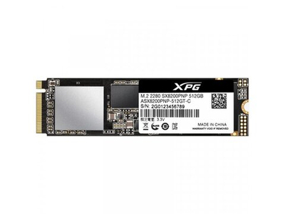 SSD накопитель ADATA XPG SX8200 Pro 512ГБ, M.2 2280, PCIe 3.0 x4, NVMe [ASX8200PNP-512GT-C]