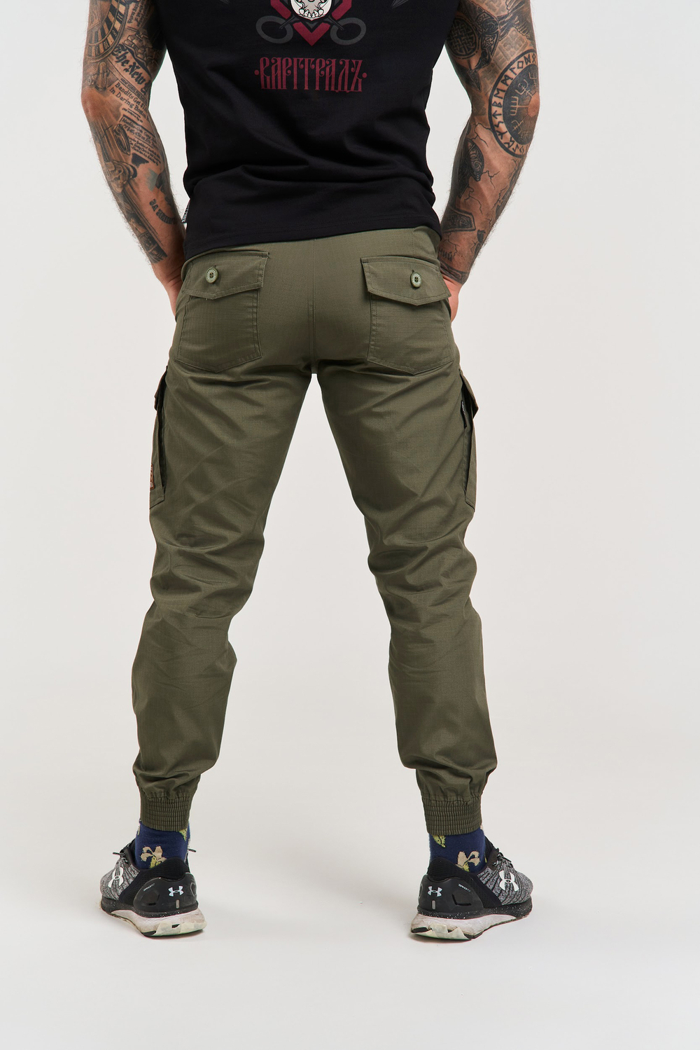 Брюки Карго Варгградъ мужские на манжете "Хаки" Рипстоп