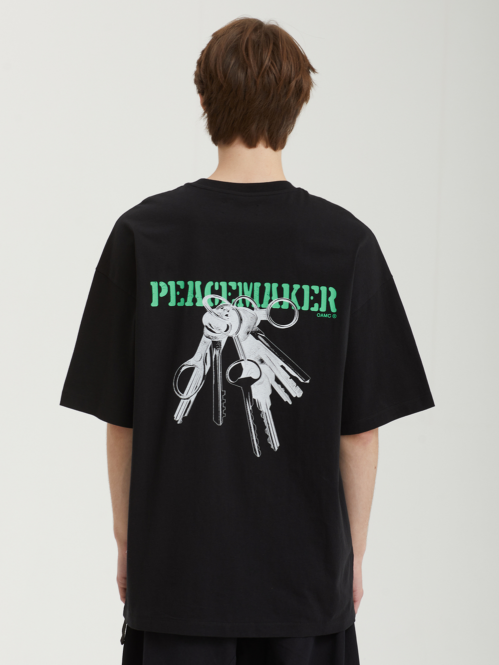 Мужская Футболка Oversize Keys Print