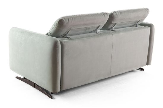 Rimini диван-кровать прямой замша мятный