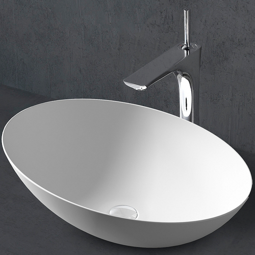 Раковина-чаша Abber Stein 50 AS2609 Белая матовая