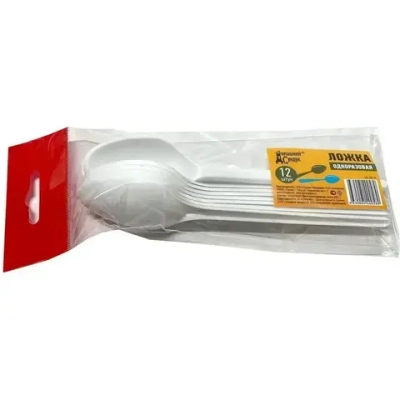 Набор ложек одноразовых 12шт Домашний Сундук ДС-33