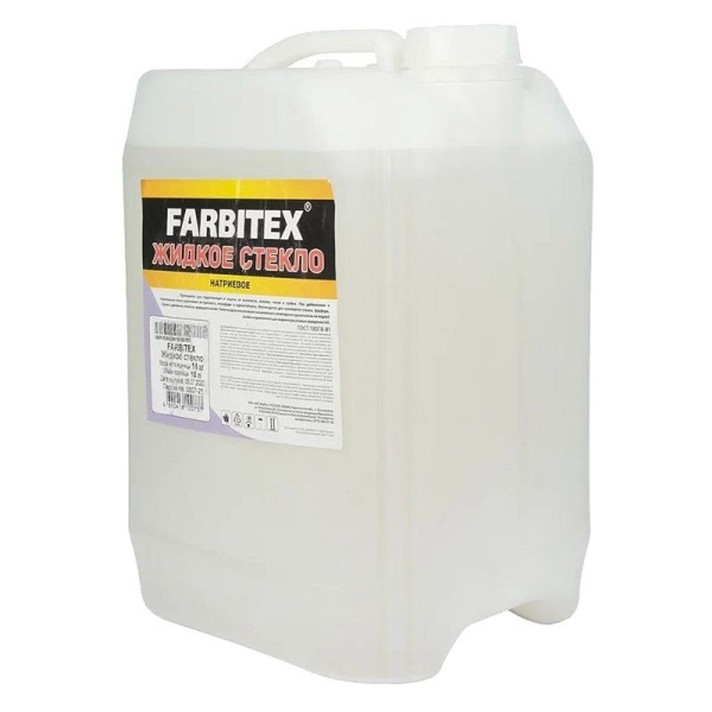 Стекло жидкое FARBITEX 10 л