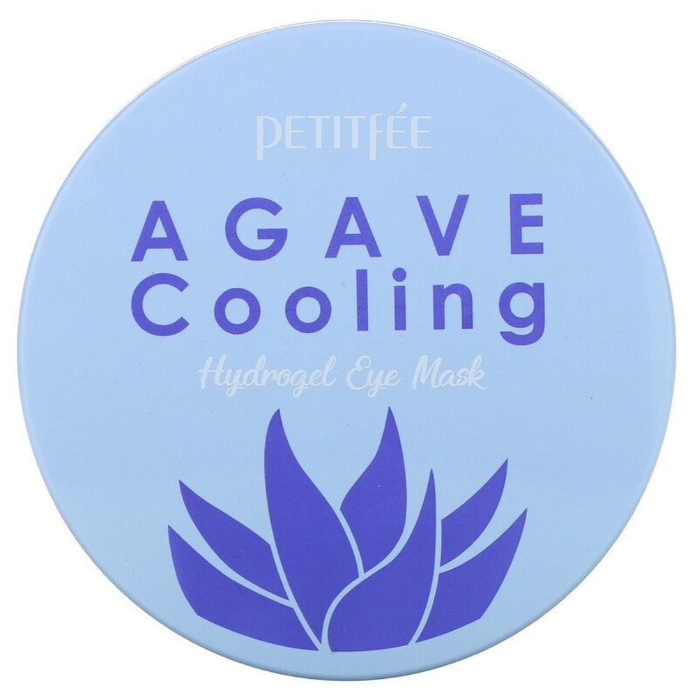 Petitfee Патчи гидрогелевые с экстрактом агавы - Agave cooling hydrogel eye mask, 60шт