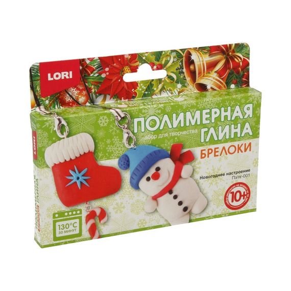 Polimer Gil Lori  &quot;Новогоднее настроение&quot; Yeni il Brelok