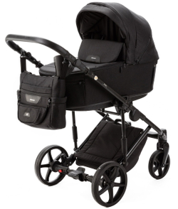 Детская коляска Adamex Zico New 2 в 1 ZN-TK53 (ЧЕРНЫЙ)