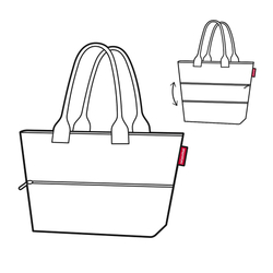 Сумка shopper e1 glencheck red