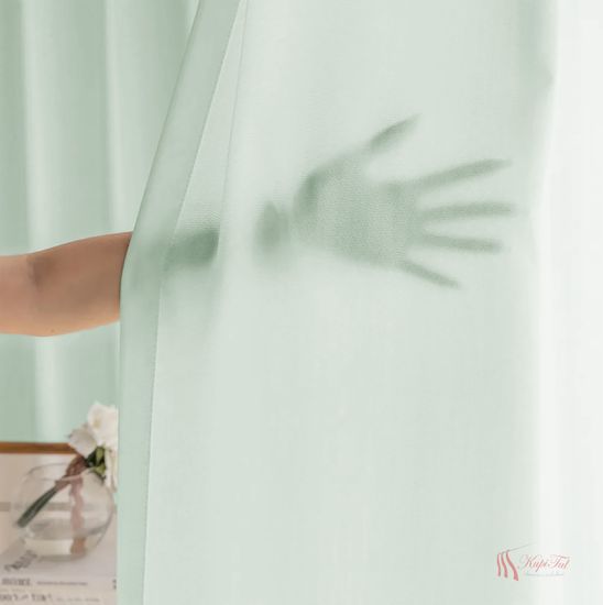 Тюль креп-шифон (Светло-Бирюзовый)