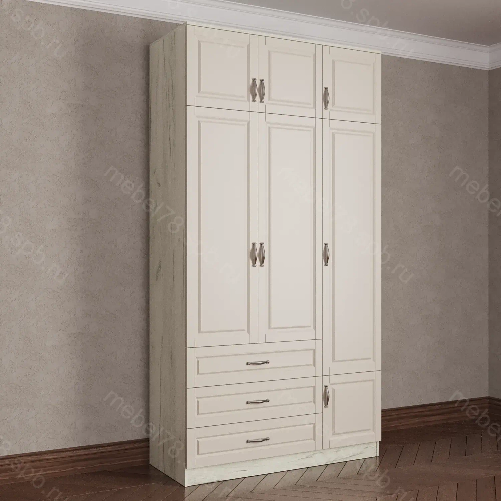 Шкаф распашной с антресолью 3/7