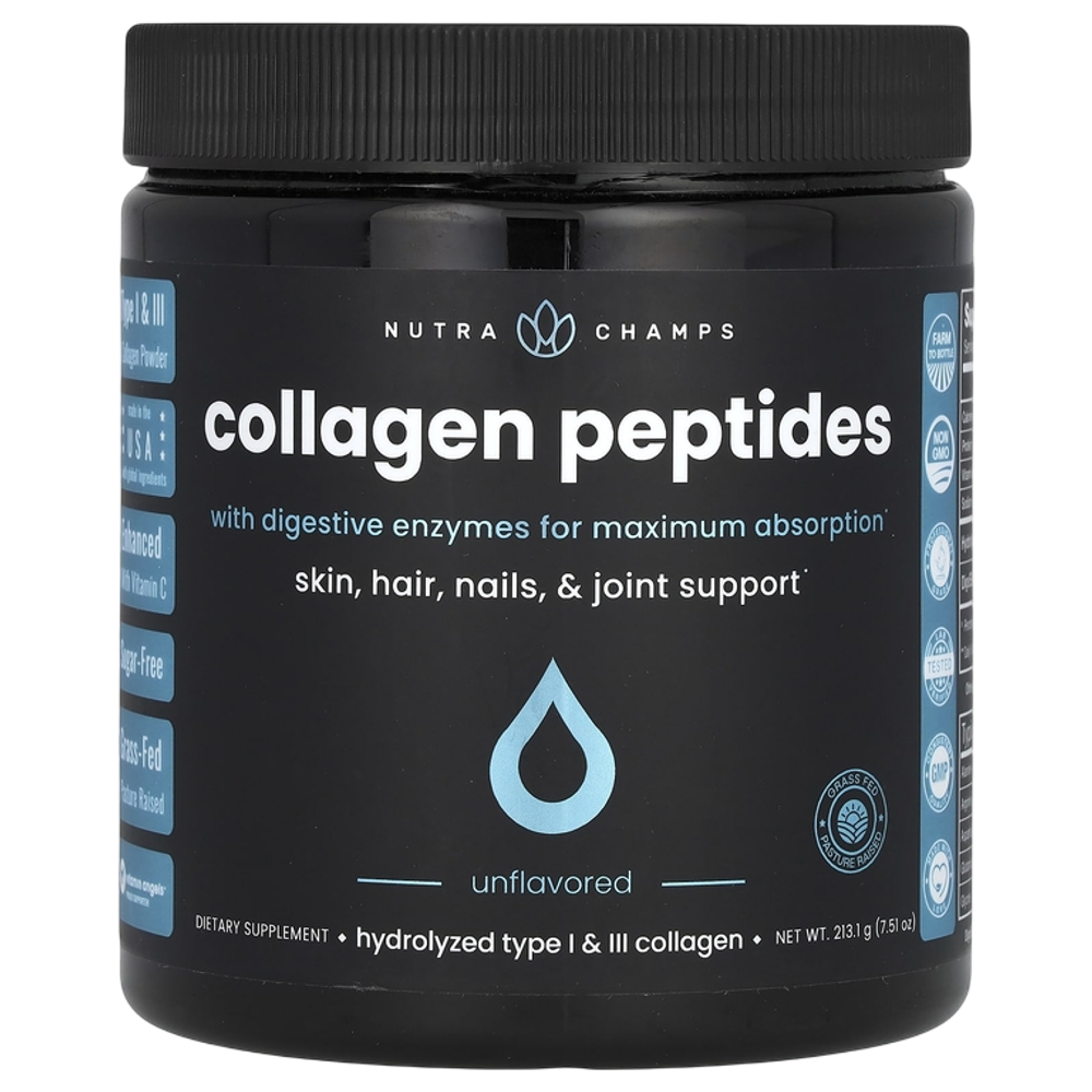 Nutra Champs Collagen 213 гр, Коллаген в порошке