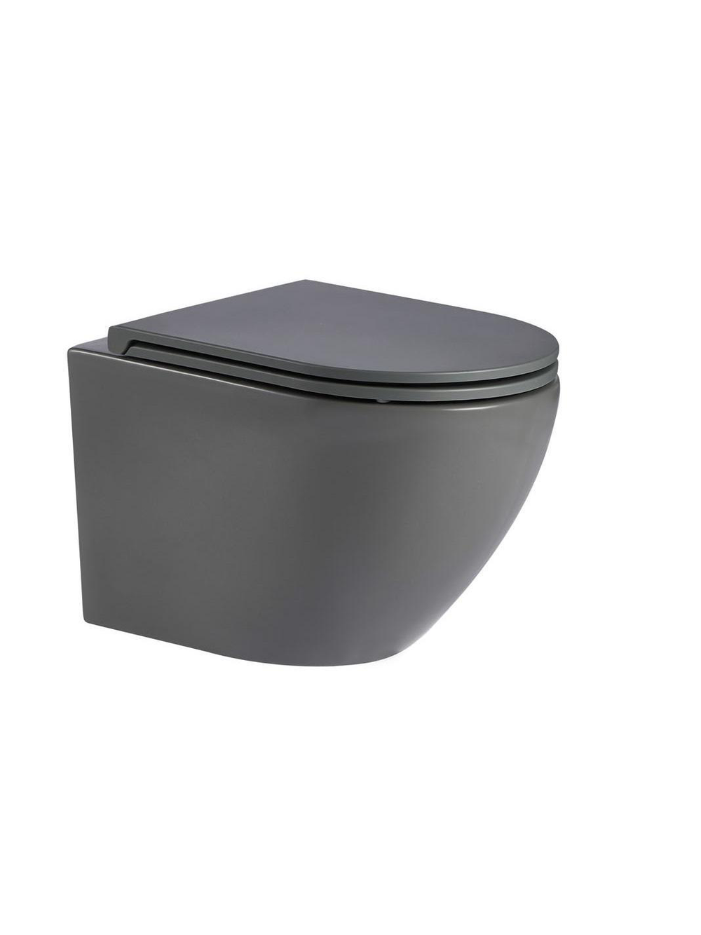 Унитаз подвесной серый матовый WeltWasser WW MERZBACH 043 MT-GR  10000009941 серый матовый