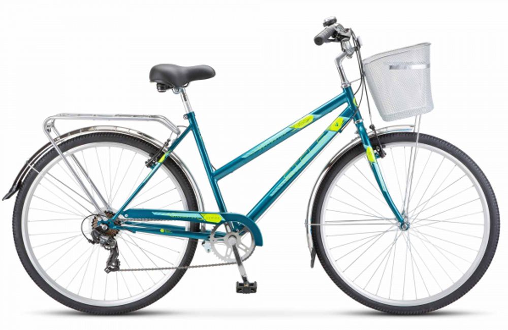 Велосипед Stels Navigator-355 V 28&quot; Z010,20&quot; Пурпурный 2023 корзина