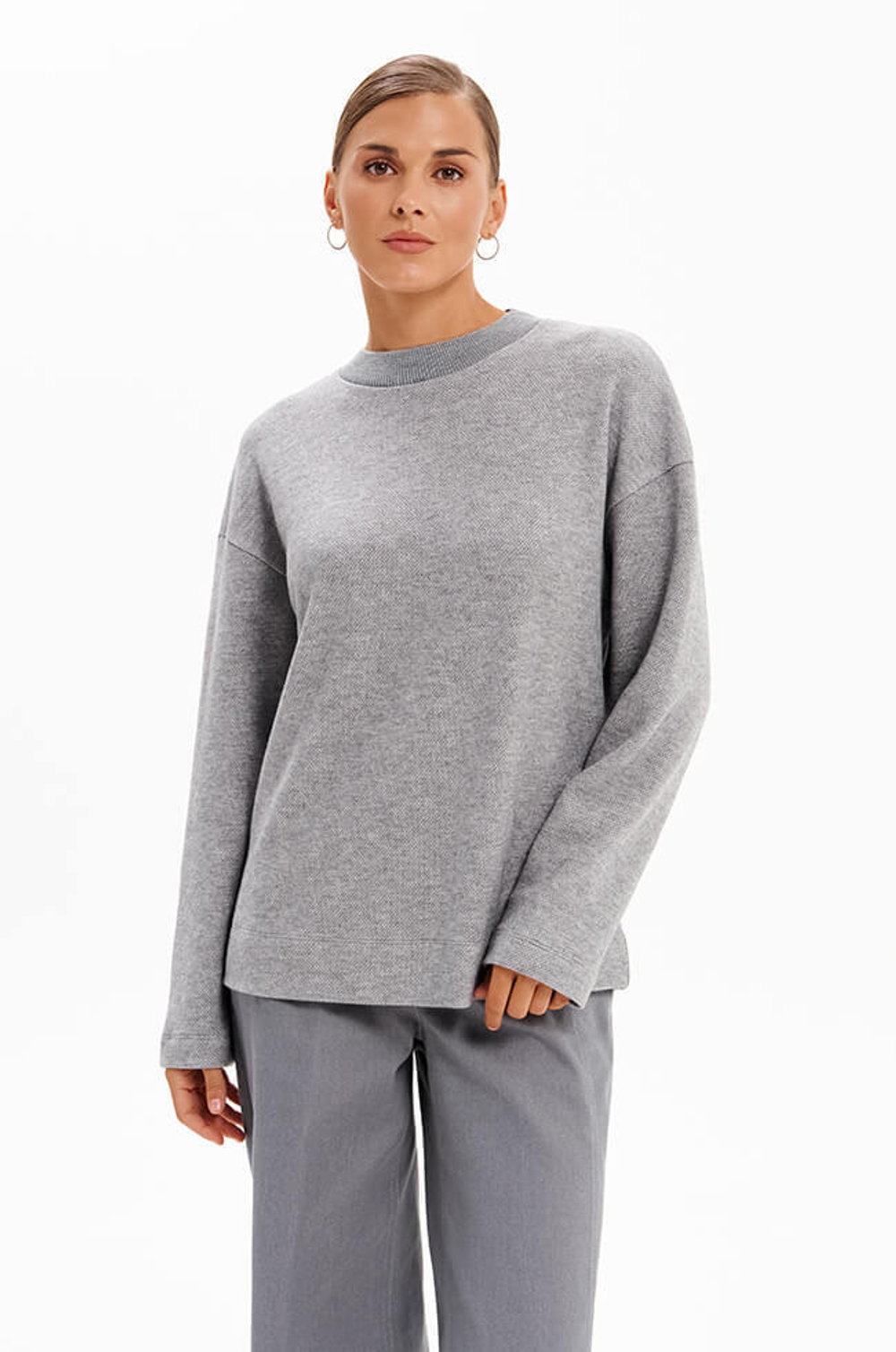 23411 Свитшот женский (серый)