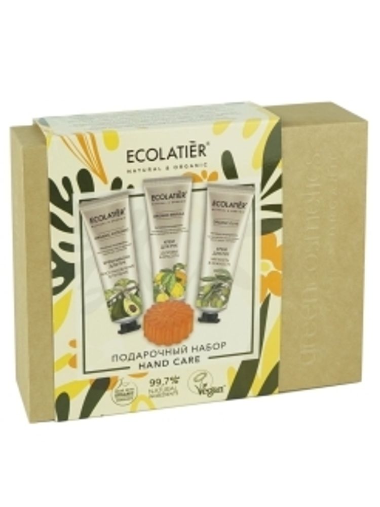 Ecolatier Набор подарочный Hand Care, (3 крема для рук)