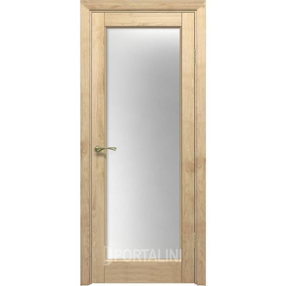 Купить Межкомнатная дверь массив дуба Порталини 5 остекление 1