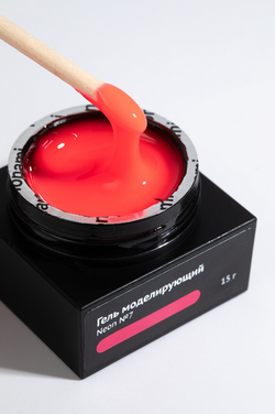 Monami Smart Neon Gel - Гель жесткий моделирующий Арбуз 07, 15гр2