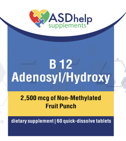 B 12 Adenosyl/Hydroxo  60 chewable