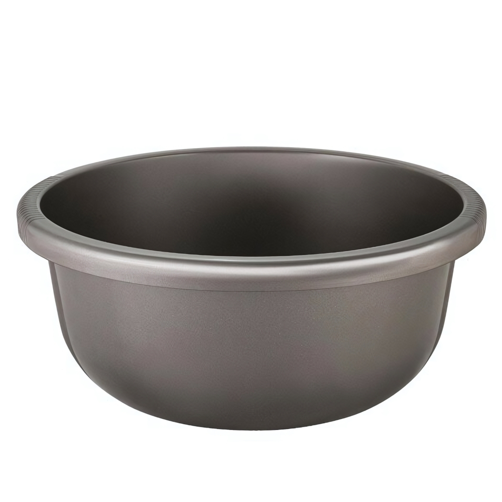 Таз круглый 9,5л Rock'n'Roll антрацит