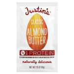 Justin's Nut Butter, Классическое миндальное масло, полностью натуральное, 10 пакетиков, 1.15 унций (32 г) /шт.