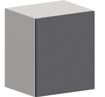 Кухня Модуль ШВГ 419 Белый / Графит Софт