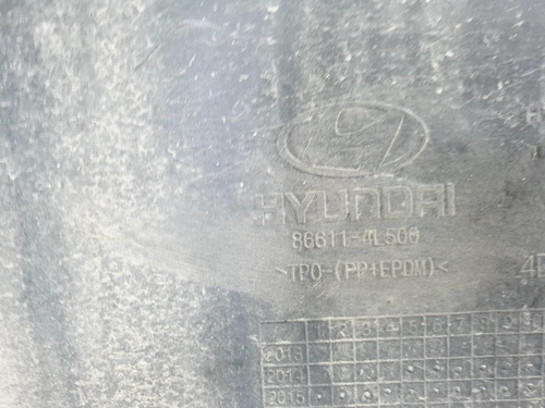Бампер задний Hyundai Solaris 1 (2014-2017) седан
