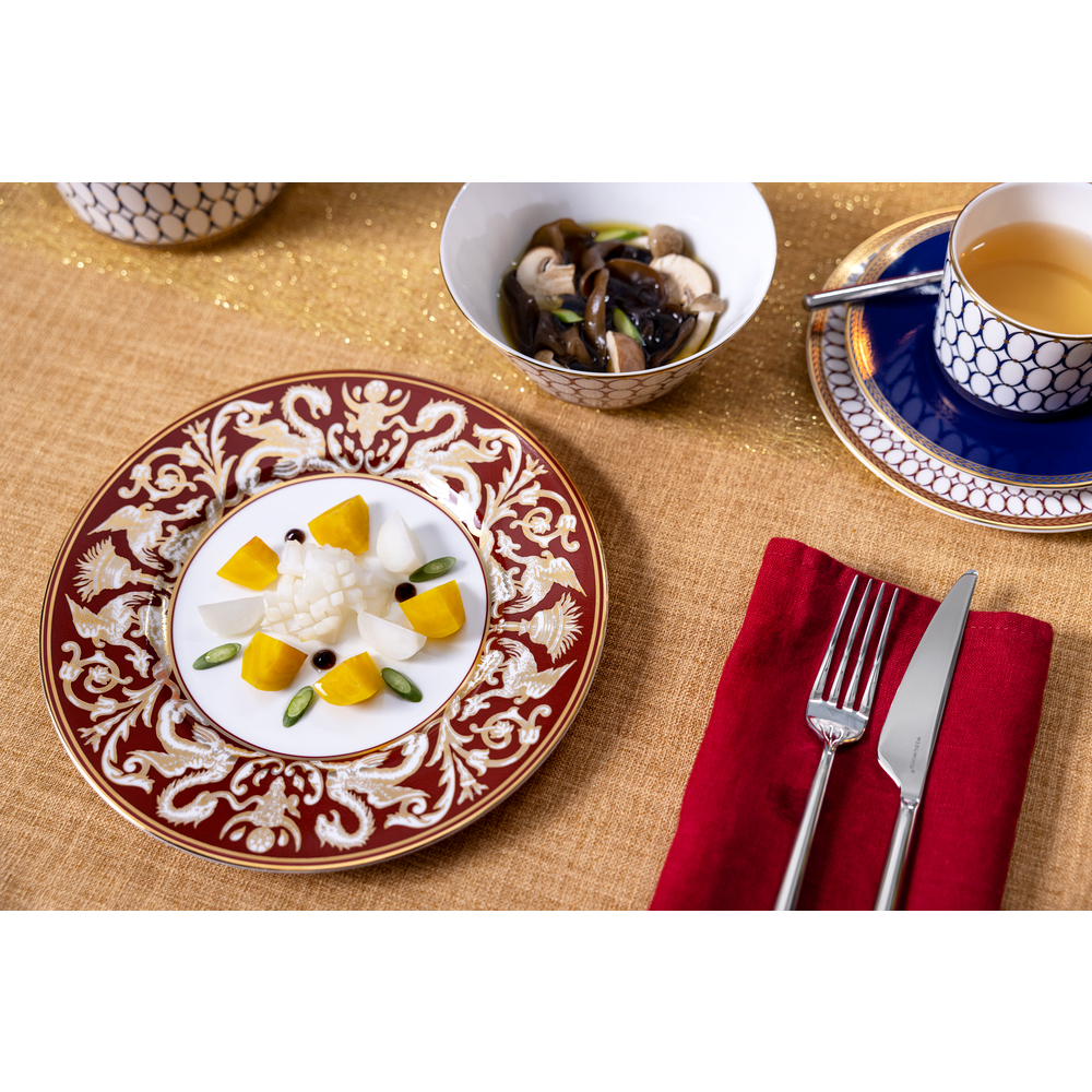 Wedgwood Чашка для чая/кофе Renaissance Gold 250 мл с блюдцем 1053087