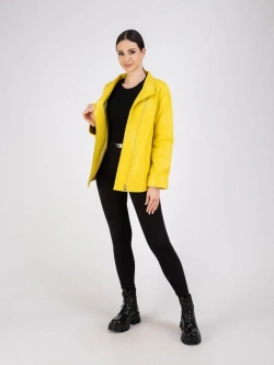 Кожаная куртка демисезонная косуха