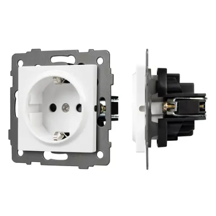 Механизм электрической розетки SCT-MEU1-PL-WH-V (250V, 16A) (Arlight, -) 049814