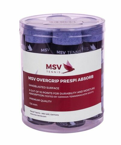 Теннисные намотки MSV Prespi Absorb Overgrip light blue 24P