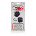 Сатиновые пестисы с бантиками Satin Pasties (Цвет: черный)