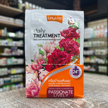 Маска для волос Lolane Daily Treatment Passionate Lively French Rose & Magnolia Французская роза и магнолия 20 мл