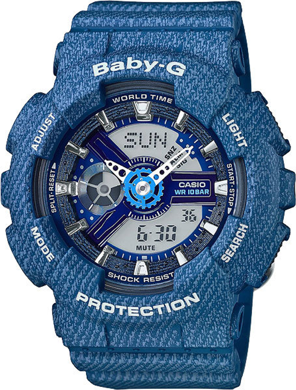 Японские наручные часы Casio Baby-G BA-110DC-2A2