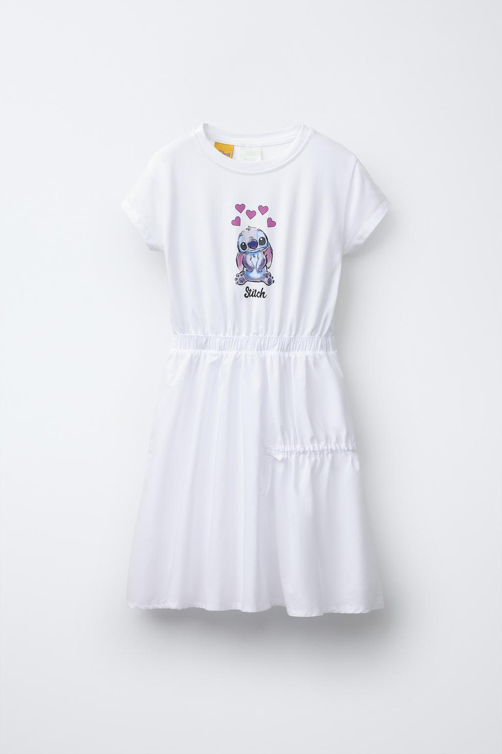 ZARA ПЛАТЬЕ LILO & STITCH © DISNEY, БЕЛЫЙ
