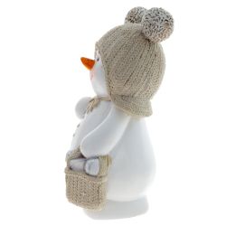 GAEM Фигурка декоративная "Снеговик", L11,5 W8,5 H19 см