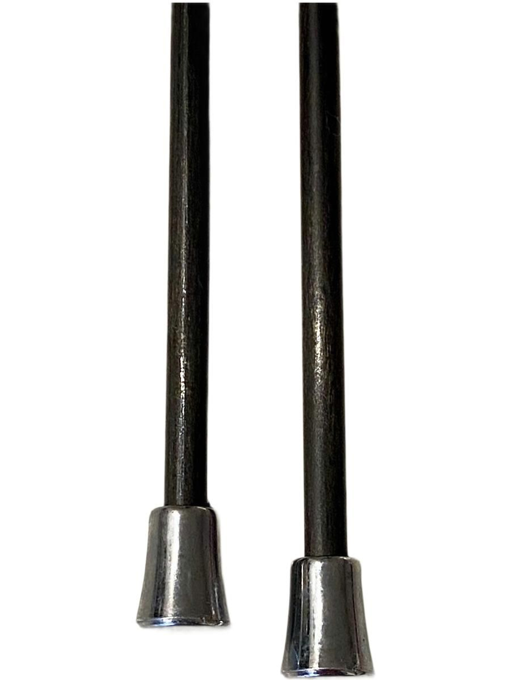 Спицы прямые карбоновые №4. 35см Франция