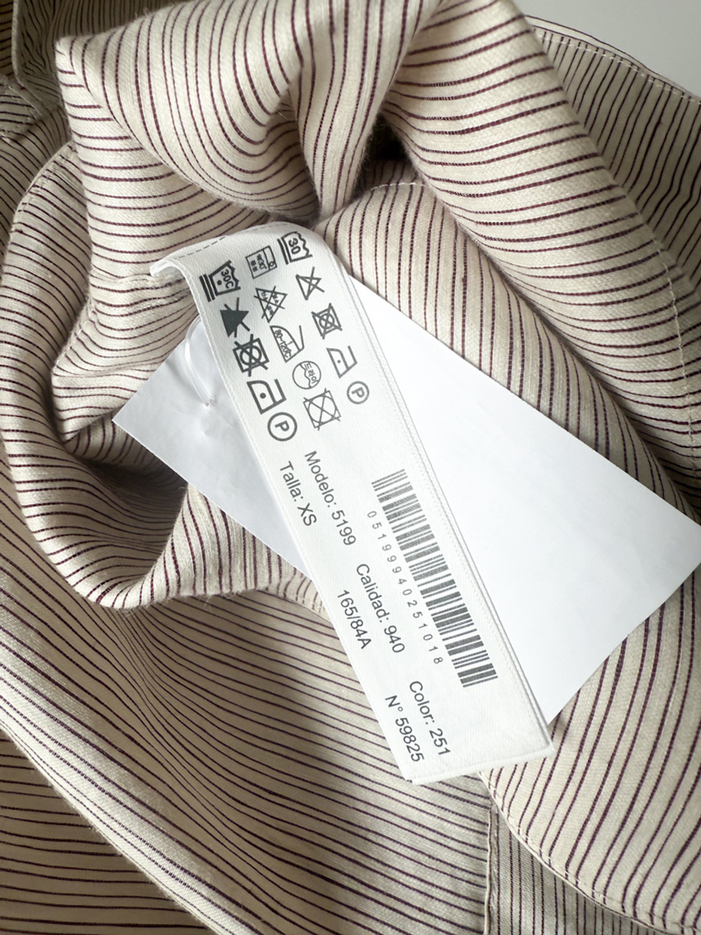 Льняная рубашка Massimo Dutti, XS