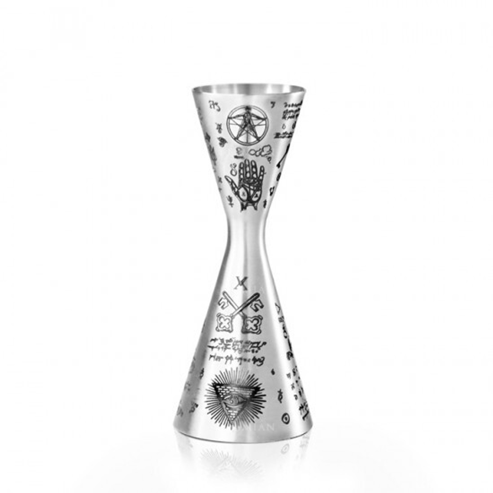 Джиггер Lumian Afrodite Alchemy  30/60 мл, серебро с гравировкой