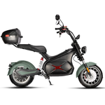 Электроскутер CityCoco WHITE SIBERIA BLACK SEA (GREEN) 5000W