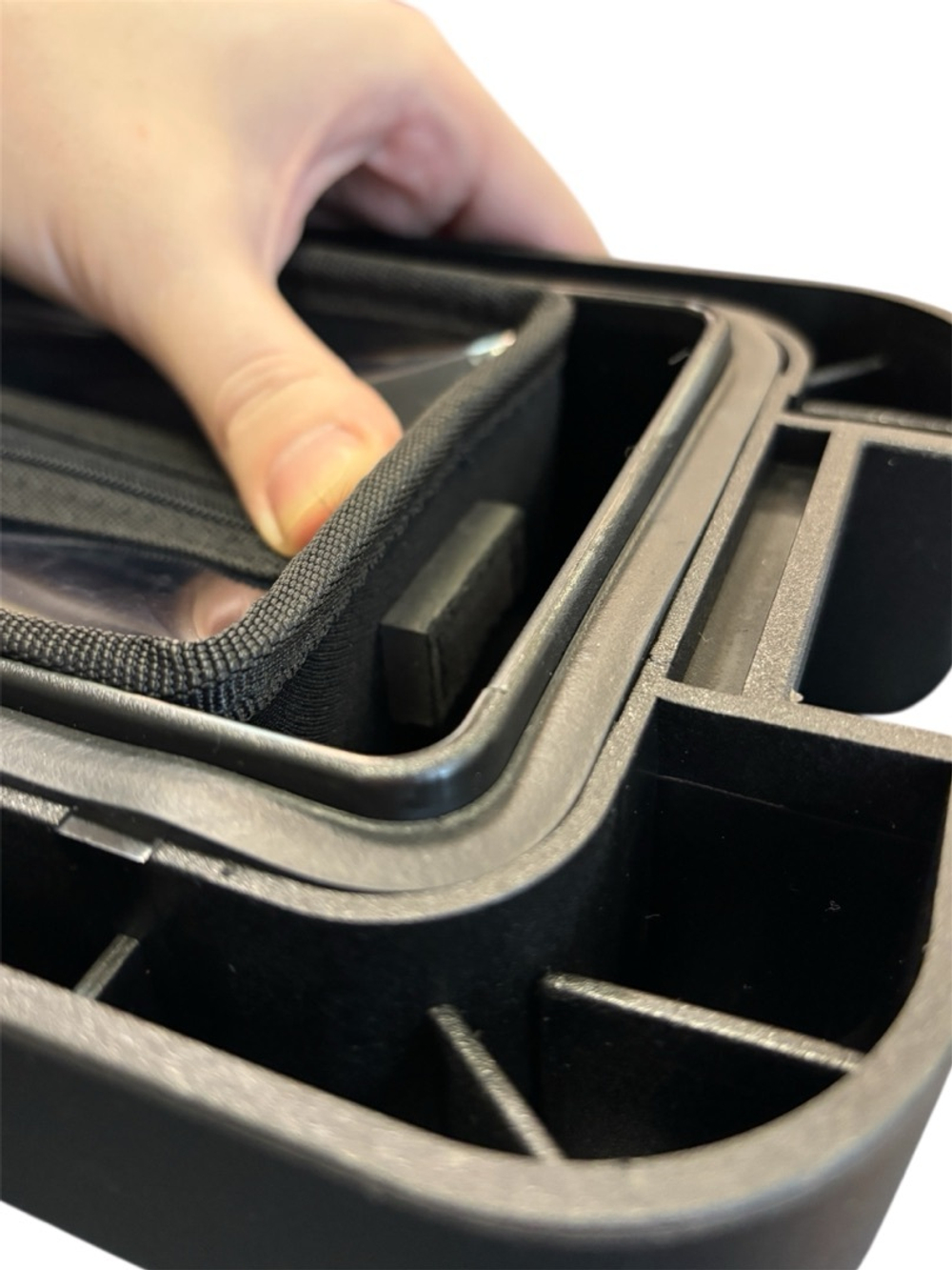 TREKFORM Органайзер в крышку рэкового кейса 2U (прозрачный)