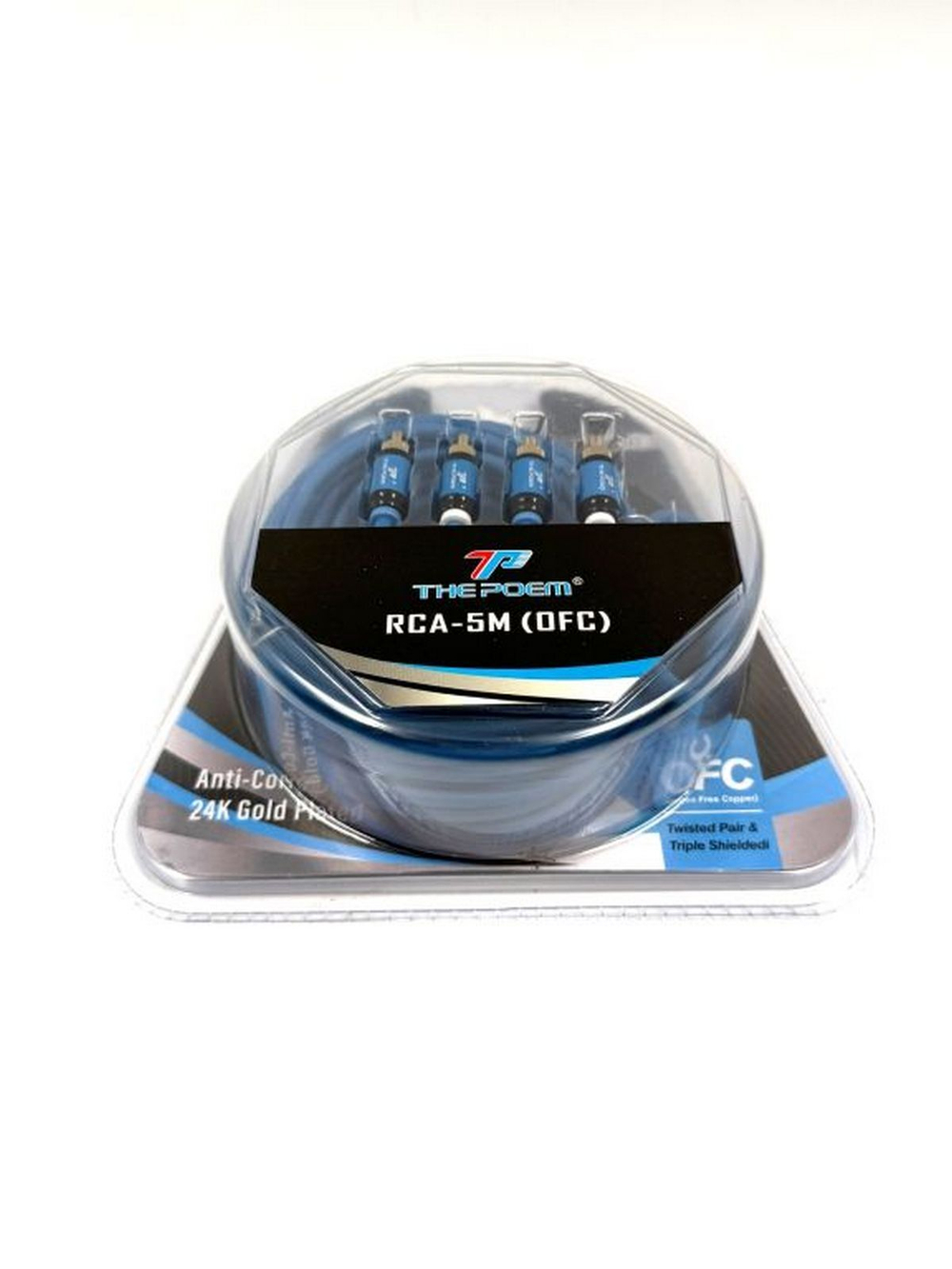 Межблочный кабель RCA 2x2 (5.0м) Bos-Mini RCA