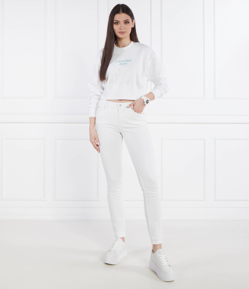Худи STACKED INSTITUTIONAL CALVIN KLEIN JEANS - белый(J20J221466)