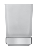 Стакан для зубных щеток с держателем WONZON & WOGHAND STILL, Хром (WW-6621)